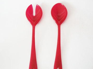 新塑料沙拉叉勺 廠家直銷，優(yōu)質(zhì)廚房用品